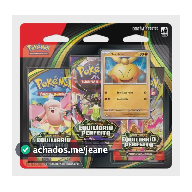 Pokémon Equilíbrio Perfeito Blister Triplo Copag Português Português