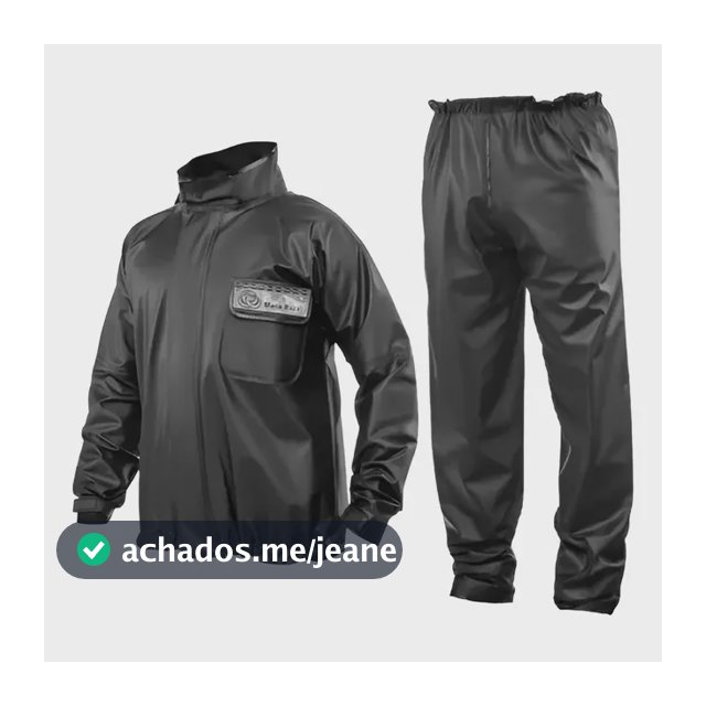 Capa Chuva Roupa Conjunto De Pvc Motoqueiro Impermeável Epi