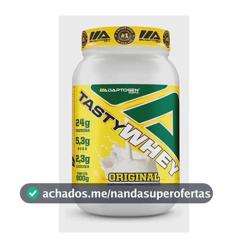Tasty Whey 3w Gourmet 900g - Adaptogen Original