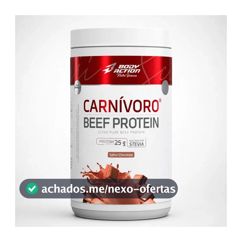Carnivoro Beef Protein Bodyaction 900g Chocolate