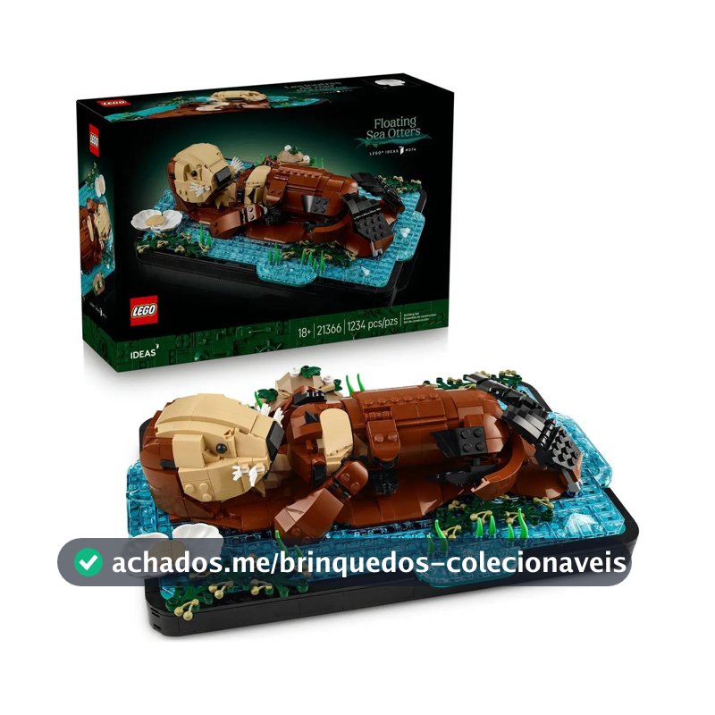 Blocos de Montar Ideas Lontras Marinhas Flutuantes 21366 18 Anos Lego