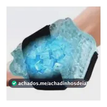 Compressa Gel Frio Calor Ajustável Reutilizável Azul L