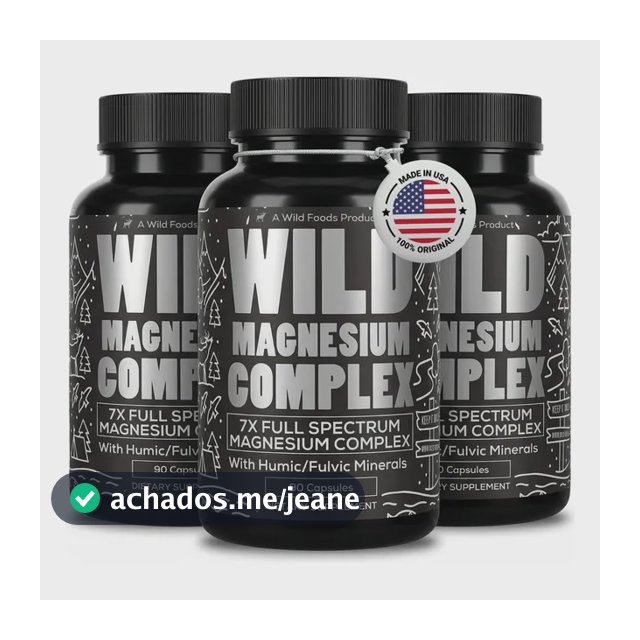Cápsulas De Suplemento De 500 Mg Do Complexo De Magnésio Wil Sem Sabor