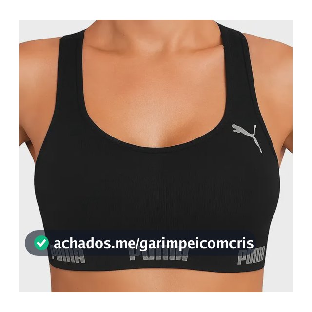 Top Puma Original Feminino Alta Sustentação Academia Fitness