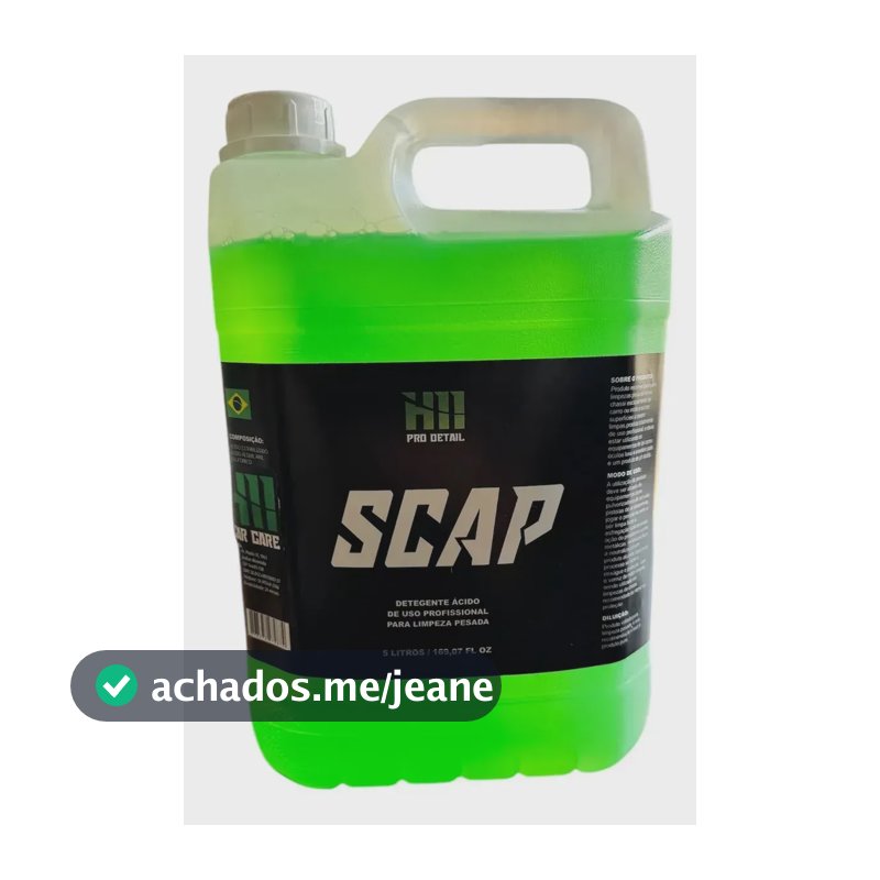 Scap H11 5l Detergente Concentrado Limpeza Automotiva