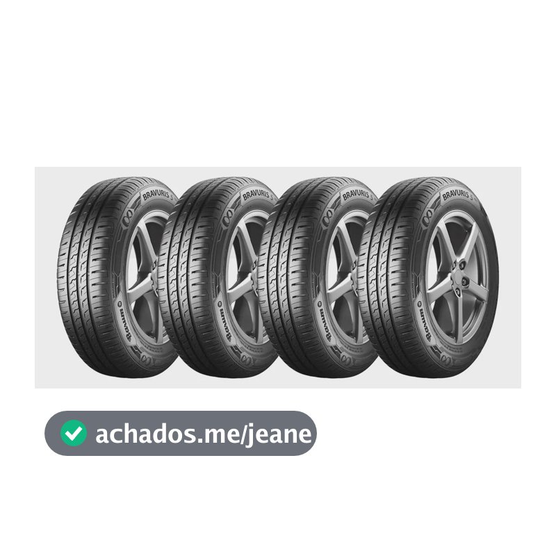Kit 4 Pneus Barum Bravuris 5HM 175/65R14 82T Carro Radial Aderência C