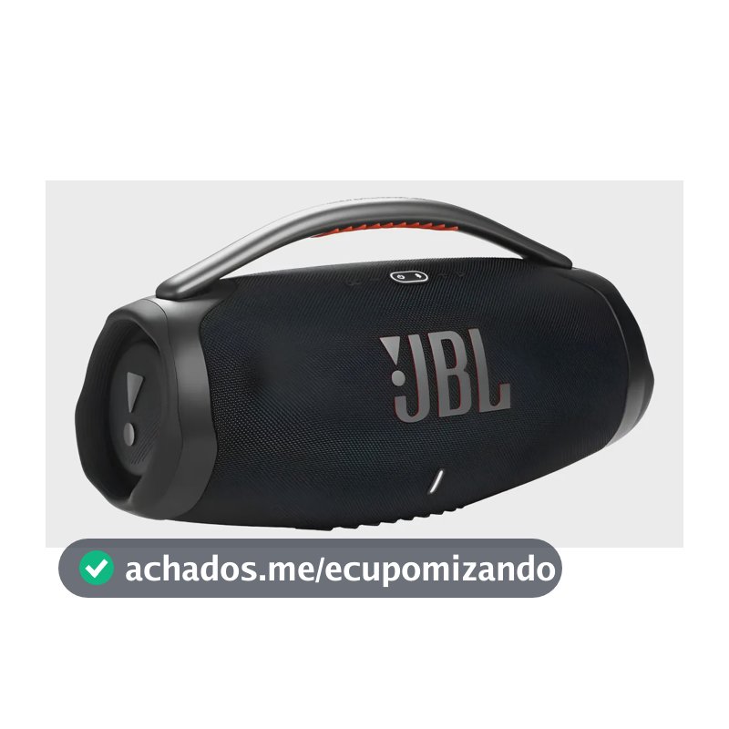 Caixa De Som Bluetooth Jbl Boombox 3 Preto Black 127/220v