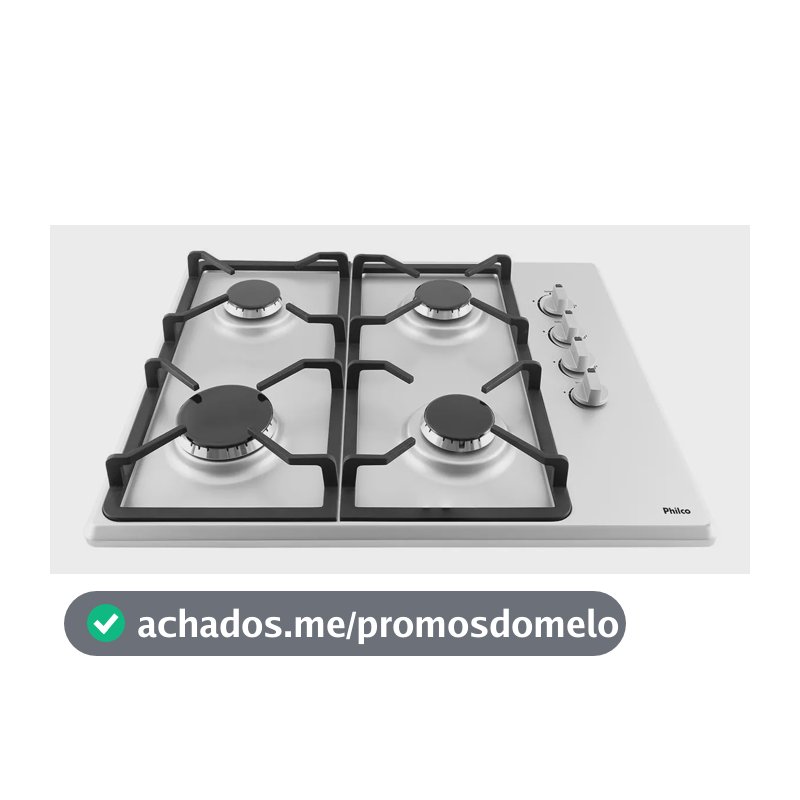 Cooktop Pct04i 4 Bocas A Gás Automático Inox Philco