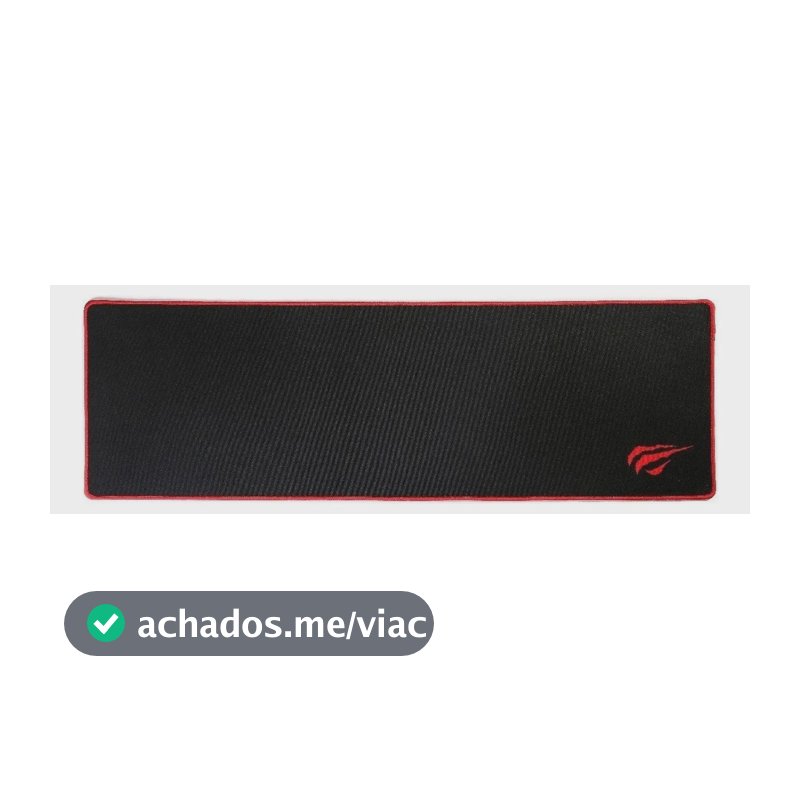Mouse Pad gamer Havit Gamer HV-MP830 de borracha e tecido Magic Eagle 30cm x 90cm x 3mm preto