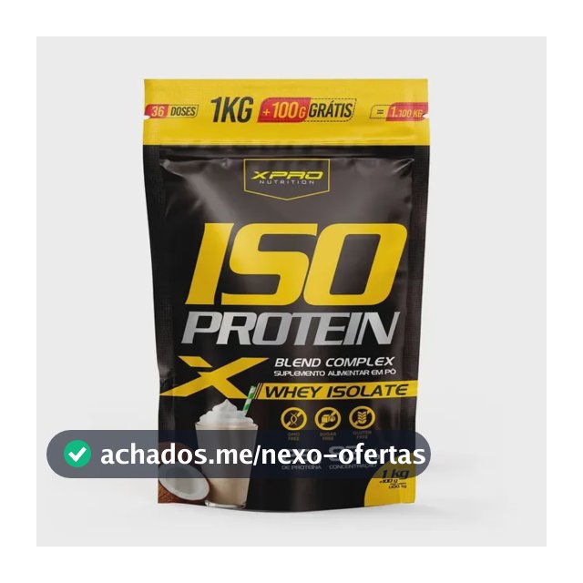Whey protein Musclebox Iso Blend Complex zero açucar Low em pó sabor Cocada x 1.1kg