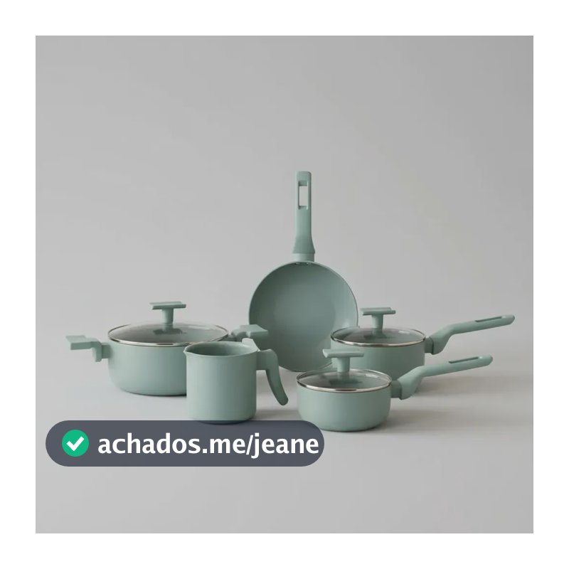 Conjunto 5 Panelas Para Fogão Gás Vidrocerâmico Sartin Cook Água