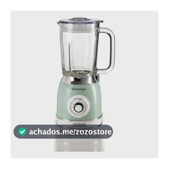 Liquidificador Ariete Vintage Verde Copo De Vidro 1,5l 1000w