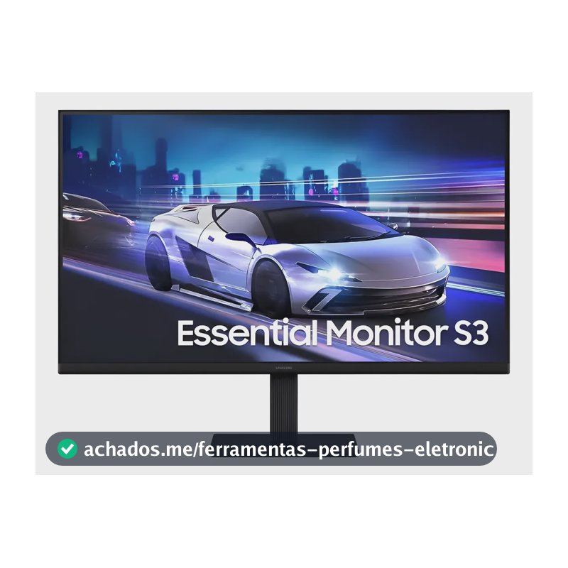 Monitor Samsung 27  S3 Full Hd Ips 120hz Hdmi Preto Preto 127/220v