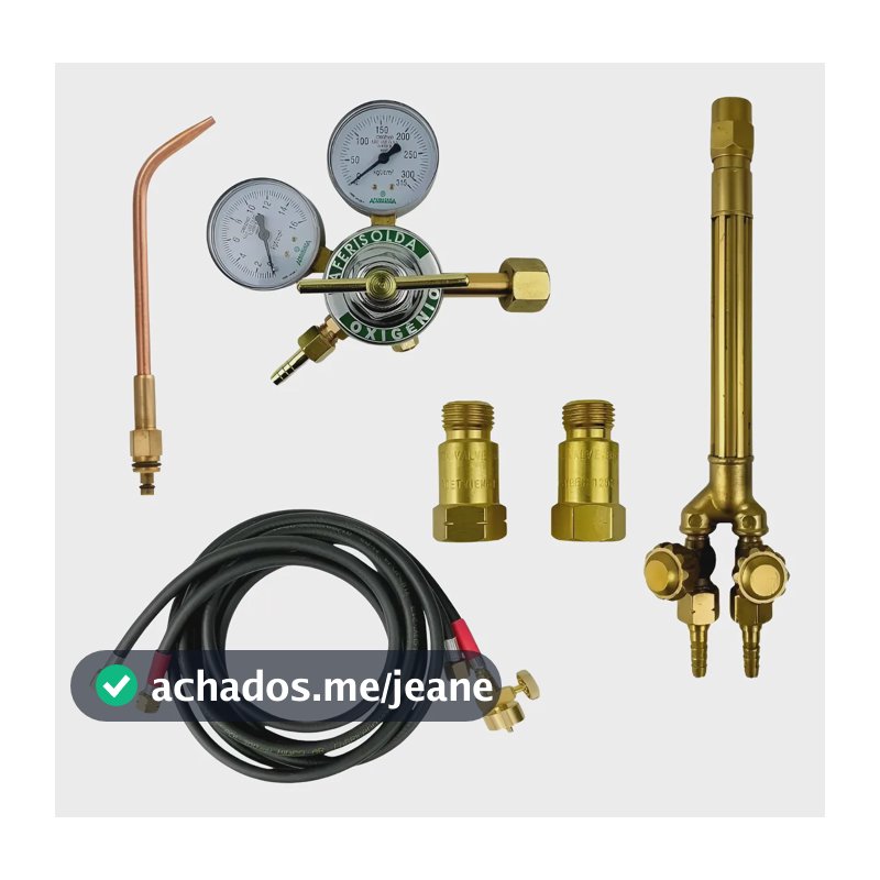 Acessórios Maçarico Regulador Mangueira Oximapp Refrigeração