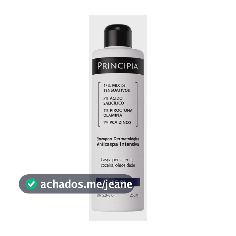 Shampoo Dermatológico Anticaspa Intensivo AC-01 250ml Principia