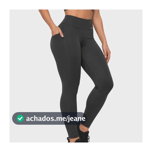 Legging Academia Corrida Com Bolso Selene Zero Transparência
