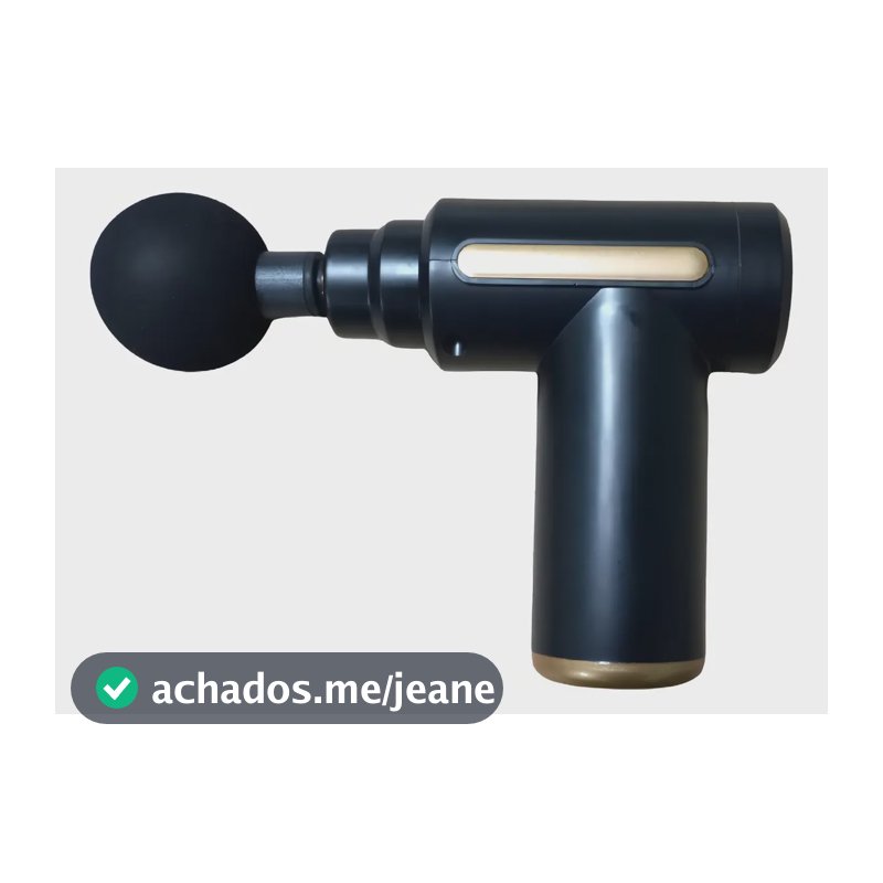 Massageador Elétrico Portátil Profissional Muscular Pistola Cor Preto