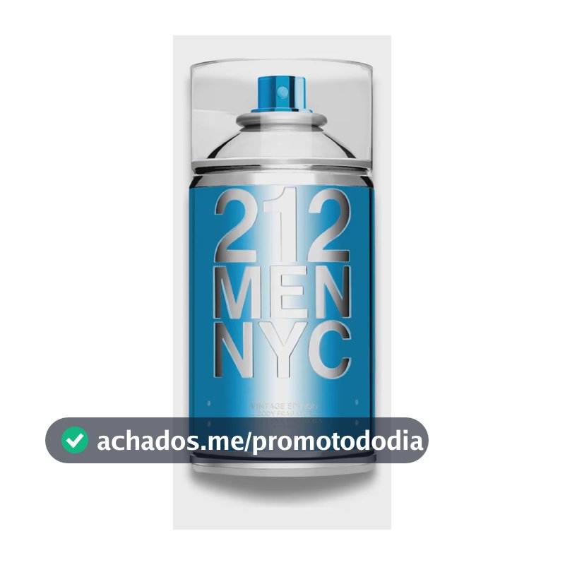 Body Spray Carolina Herrera 212 Men NYC Body Fragrance 250 ml
