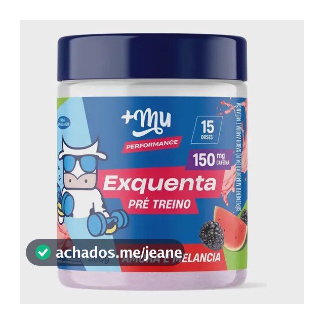 Pré Treino Cafeína Exquenta Pink Lemonade Muke Mais Mu 300 Sabor Amora