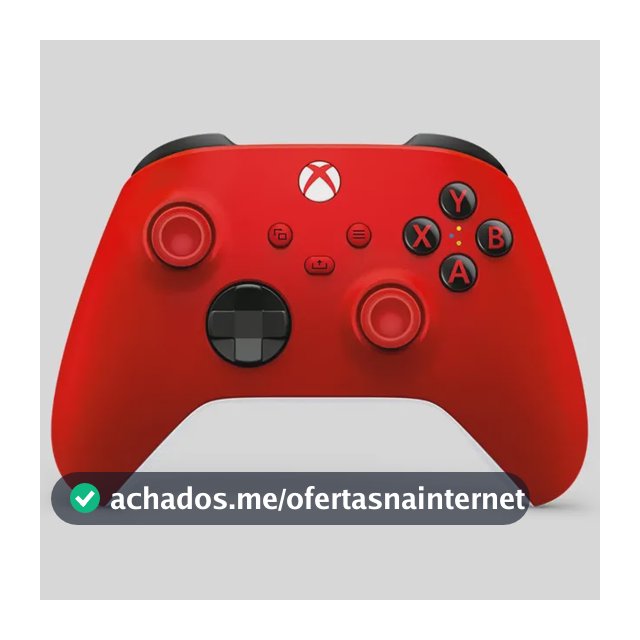 Controle Sem Fio Xbox Series X S Microsoft Pulse Red para PC, One e Smart TVs