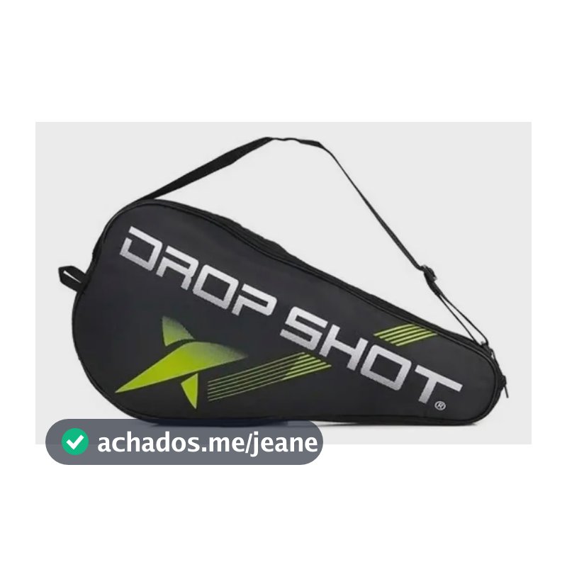 Capa Para Raquete Drop Shot Cor Preto