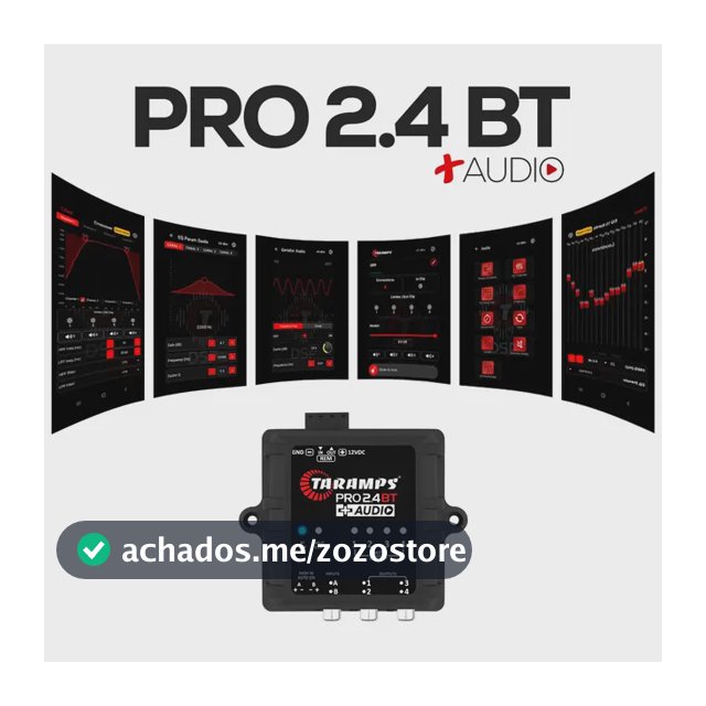 Processador De Áudio Taramps Som Automotivo Com Bluetooth