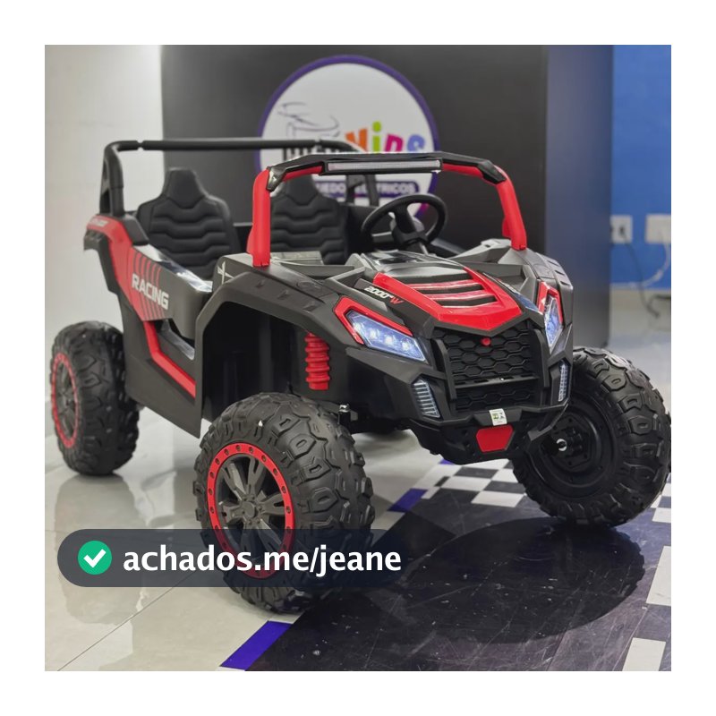 Carrinho Elétrico Infantil Buggy Racing 24v + Cor Vermelho Voltagem Do Carregador 127/220v