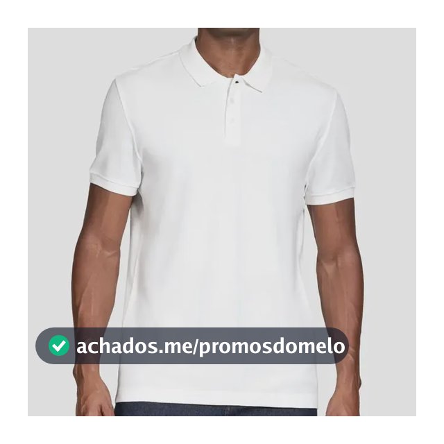 Polo Aramis Manga Curta Algodão Piquet Mescla Básica Branco