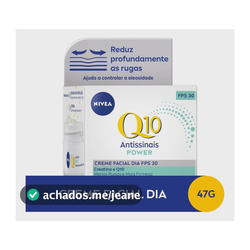 Creme Facial Antissinais Q10 Power Fps30 50g Nivea  Normal