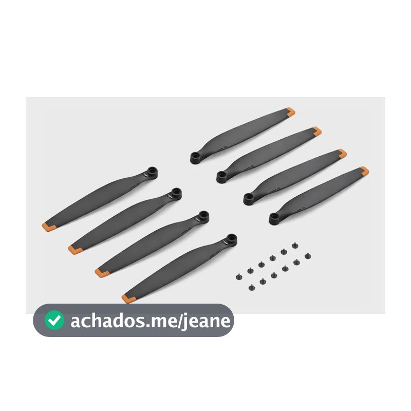 Jogo De Hélices Completo Drone Dji Mini 4 Pro Original Preto