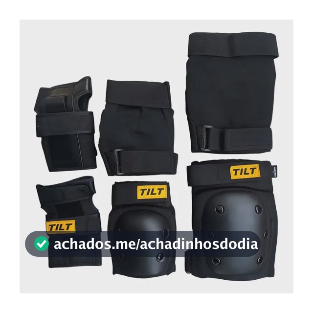 Kit Proteção Tilt Pró Skate Patins Patinete Downhill