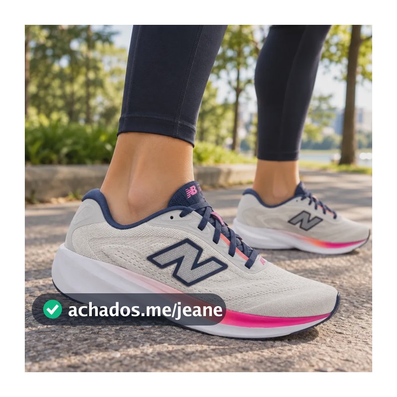 Tênis New Balance Feminino Fresh Foam 680v9 Esportivo Treino Bege Claro/laranja Neon Mesh Respirável 37