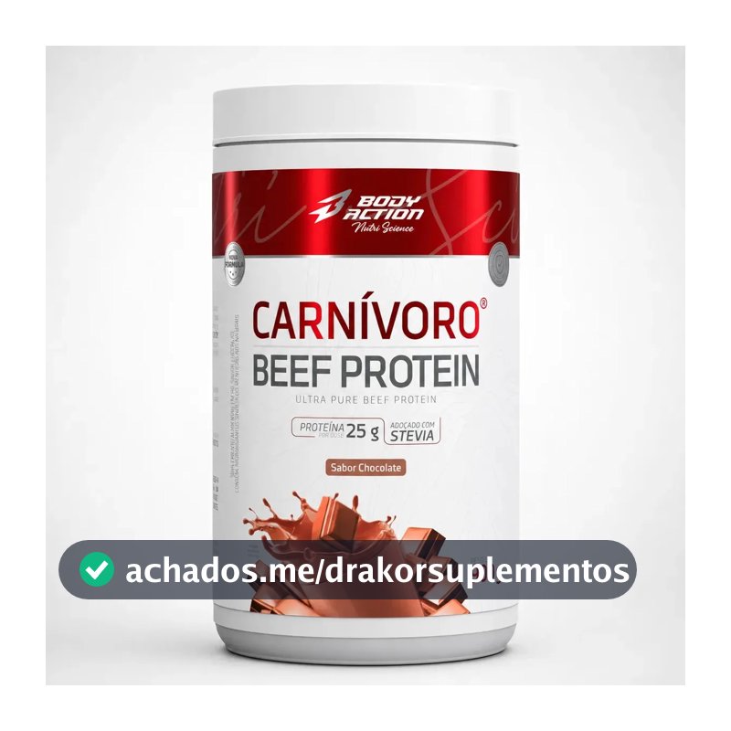 Carnivoro Beef Protein Bodyaction 900g Chocolate