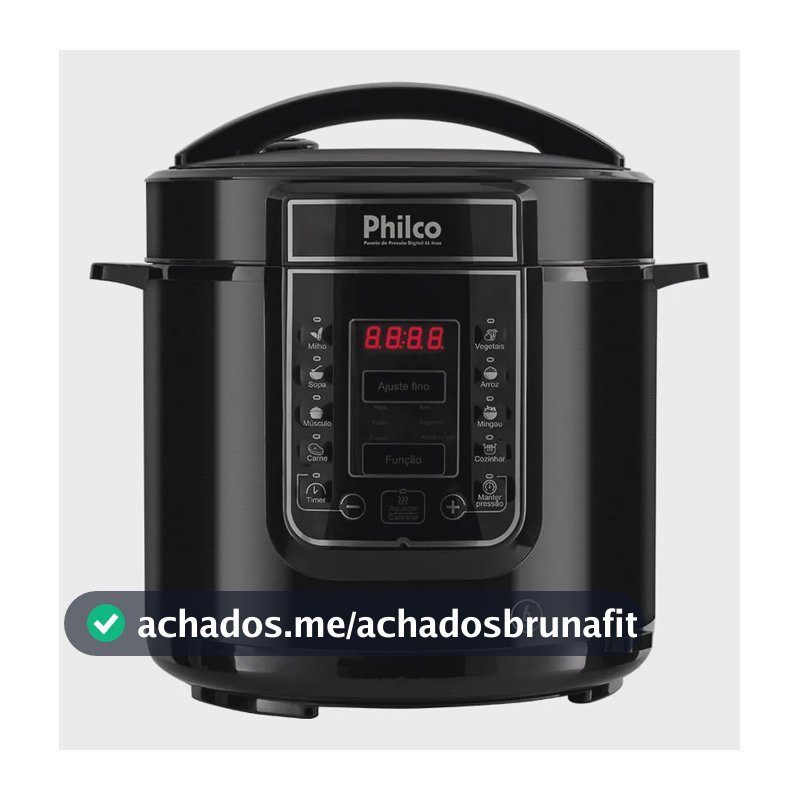 Panela De Pressão Elétrica Philco Ppp01p 6L