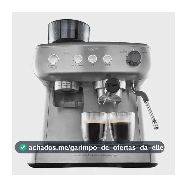 Cafeteira Espresso Oster Xpert Perfect Brew Cor Aço inoxidável
