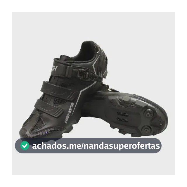 Sapatilha Mtb Ciclismo High One Feet Trava Catraca 2 Velcros