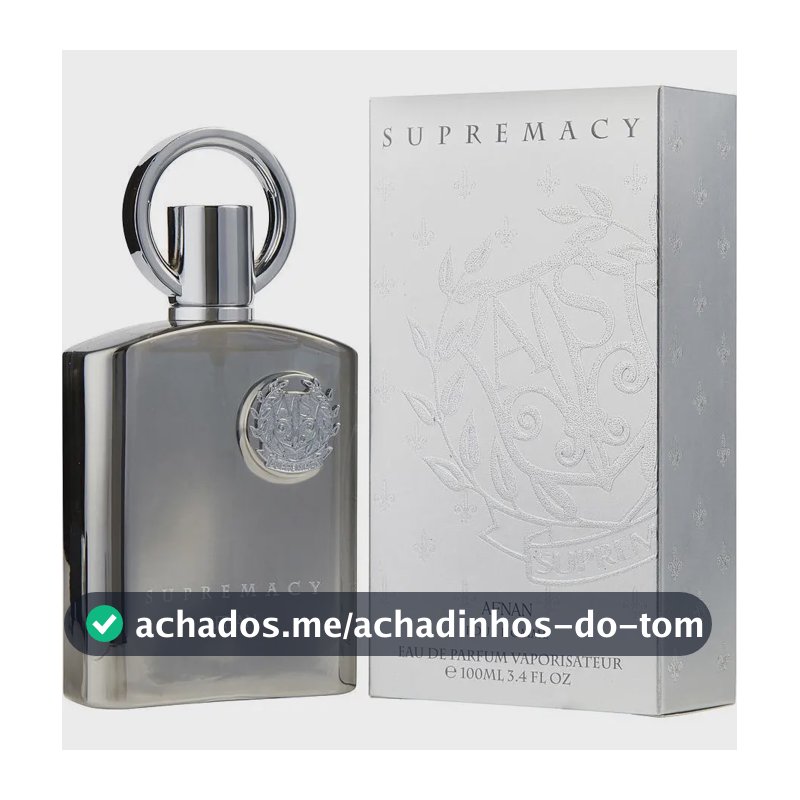 Perfume Supremacy Silver Afnan 100 Ml Masculino