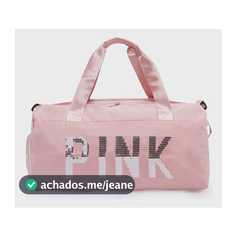 Mochila Feminina Esportiva Guelph Ampla Academia Reforçada Rosa Liso