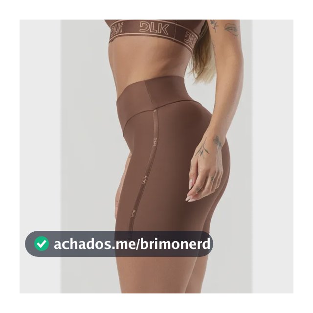 Bermuda Fitness Feminina Elástico Fino Lateral Activity Dlk