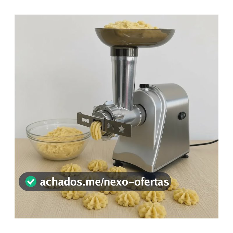 Máquina De Fazer Biscoito Moedor De Carne Faz Linguiça 220v/ X211