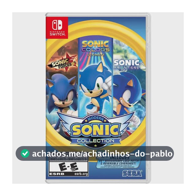 Modern Sonic Collection Switch Midia Fisica