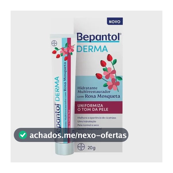 Hidratante Multi Com Rosa Mosqueta Bepantol Derma 20g Momento De Aplicação Dia/noite Tipo De Pele Todo Tipo De Pele