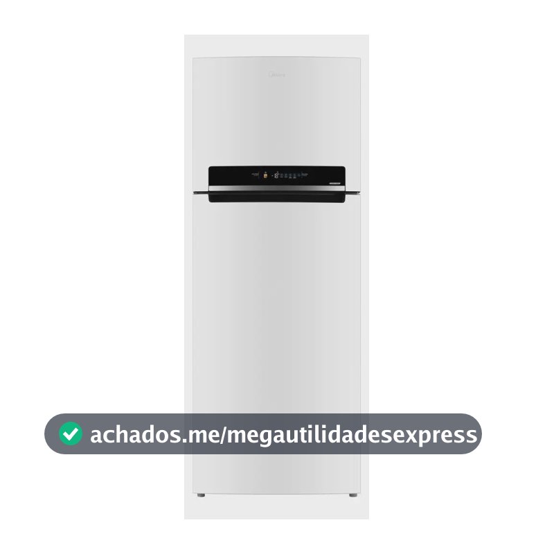 Geladeira Midea Frost Free Duplex 491L Inverter com Wi-Fi, Branca
