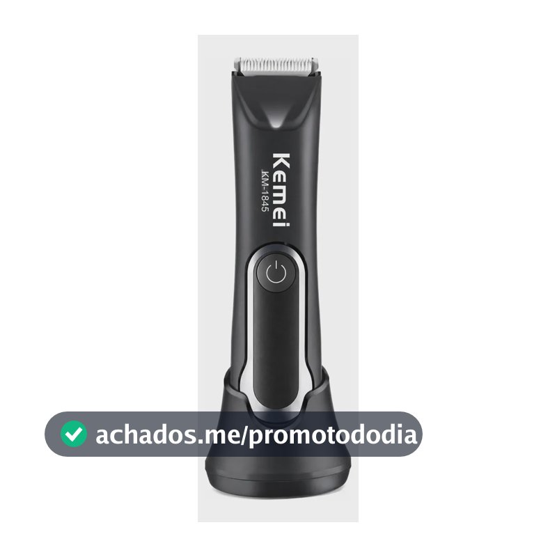 Máquina Kemei KM-1845 Sem Fio Recarregável