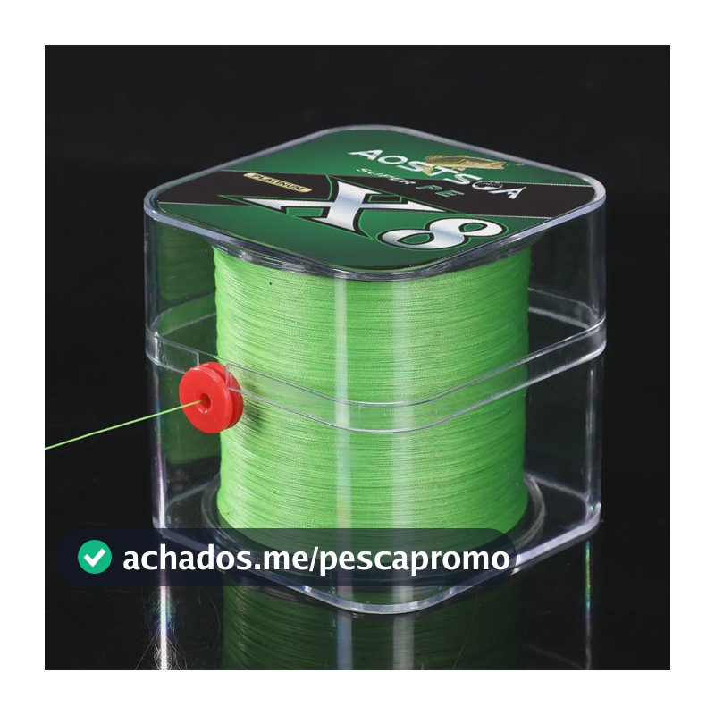 Linha Pesca Multifilamento AOSTSOA X8 300m 0.50mm 47kg Verde