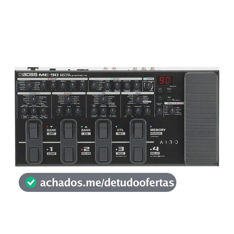 Boss Me-90 | Pedaleira Multiefeitos Para Guitarra Me-90