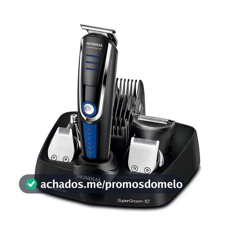Aparador De Pelos Super Groom 10 Mondial 6W Bivolt BG-03