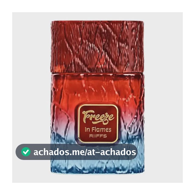 Freeze In Flames Riiffs Extrait De Parfum 100ml - Lançamento