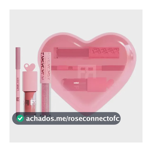 Kit Fran Love Kit Gloss Labial E Lápis Labial By Franciny