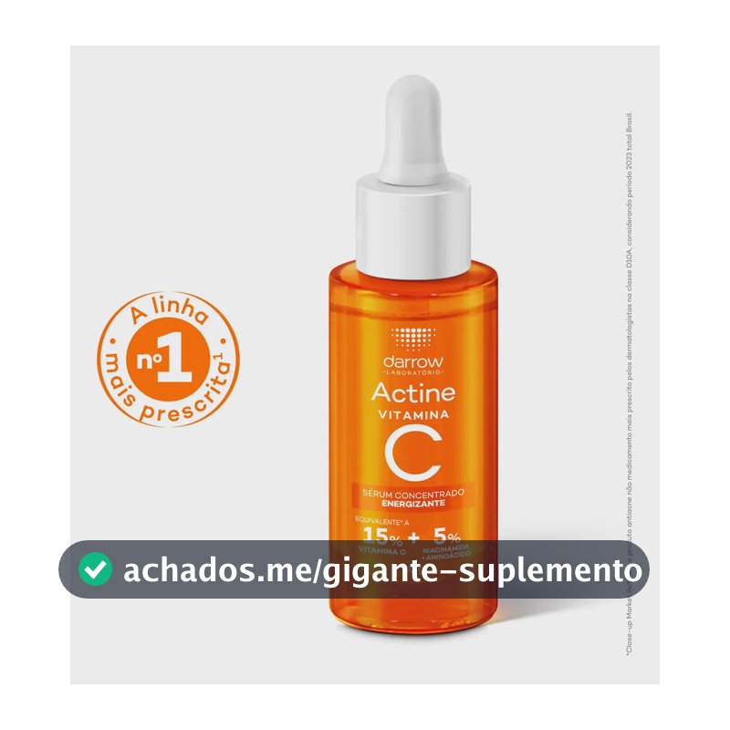 Sérum Concentrado Antioxidante Darrow Actine Controle de Oleosidade 30g